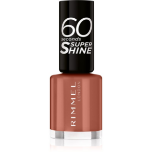 Rimmel 60 Seconds Super Shine körömlakk árnyalat 130 Caramel Candy 8 ml-Ár