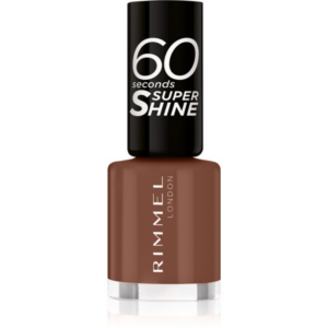 Rimmel 60 Seconds Super Shine körömlakk árnyalat 140 Chocolate Eclipse 8 ml-Ár
