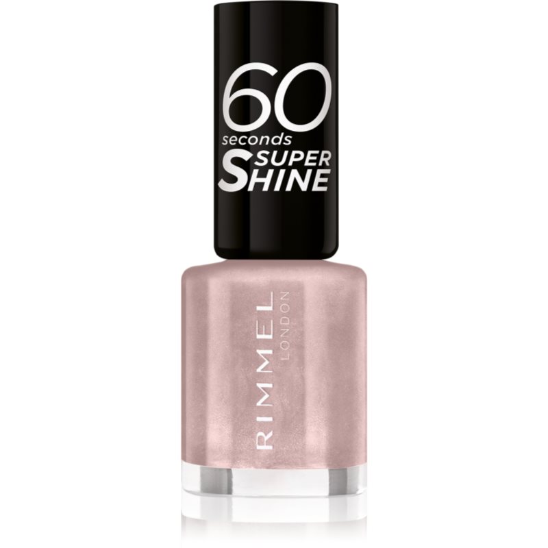 Rimmel 60 Seconds Super Shine körömlakk árnyalat 210 Ethereal 8 ml-Ár