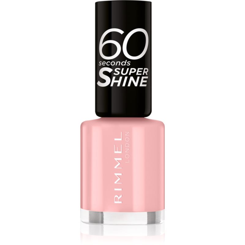 Rimmel 60 Seconds Super Shine körömlakk árnyalat 262 Ring A Ring O´Roses 8 ml-Ár