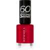Rimmel 60 Seconds Super Shine körömlakk árnyalat 313 Feisty Red 8 ml-Ár