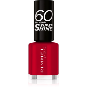 Rimmel 60 Seconds Super Shine körömlakk árnyalat 313 Feisty Red 8 ml-Ár