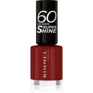 Rimmel 60 Seconds Super Shine körömlakk árnyalat 320 Rapid Ruby 8 ml-Ár