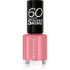 Rimmel 60 Seconds Super Shine körömlakk árnyalat 405 Rose Libertine 8 ml-Eredeti