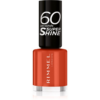 Rimmel 60 Seconds Super Shine körömlakk árnyalat 410 Wild Spice 8 ml-Ár
