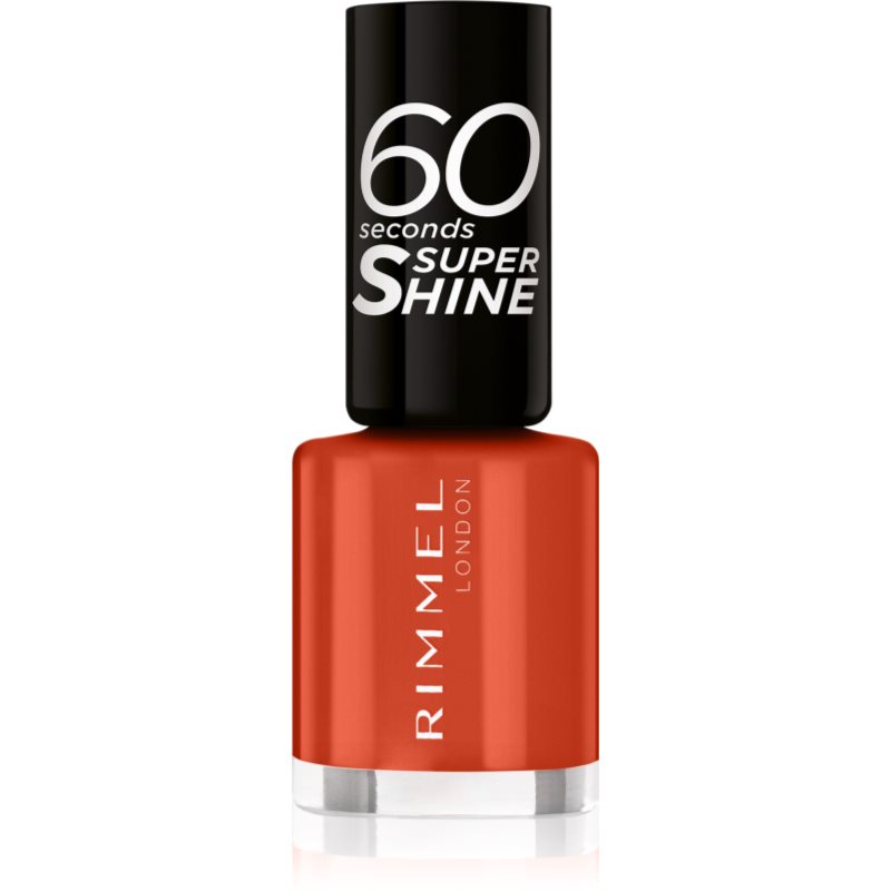 Rimmel 60 Seconds Super Shine körömlakk árnyalat 410 Wild Spice 8 ml-Ár