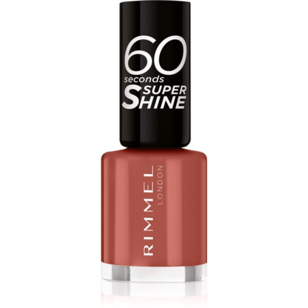 Rimmel 60 Seconds Super Shine körömlakk árnyalat 707 Tan-A-Cotta 8 ml-Ár