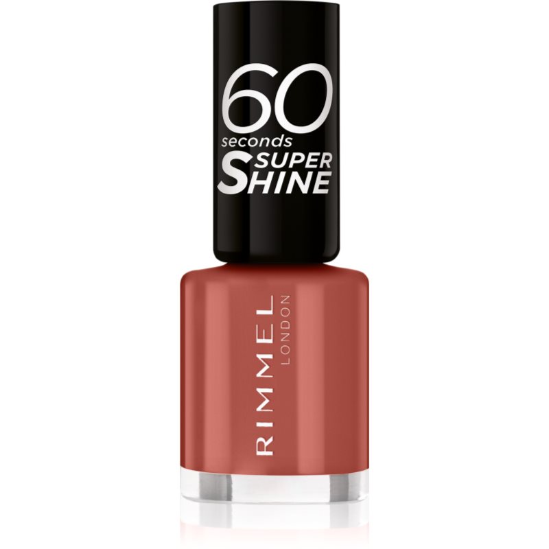 Rimmel 60 Seconds Super Shine körömlakk árnyalat 707 Tan-A-Cotta 8 ml-Ár