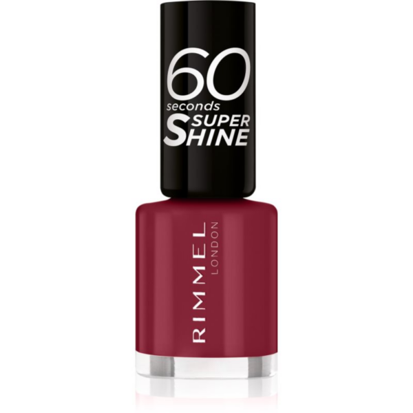 Rimmel 60 Seconds Super Shine körömlakk árnyalat 710 Oh My Cherry 8 ml-Ár
