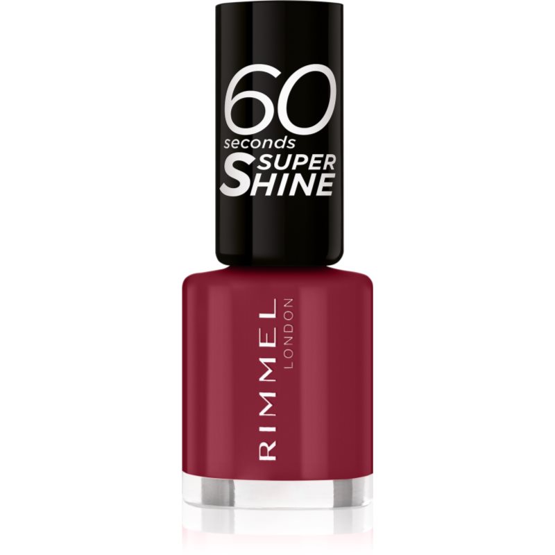 Rimmel 60 Seconds Super Shine körömlakk árnyalat 710 Oh My Cherry 8 ml-Ár