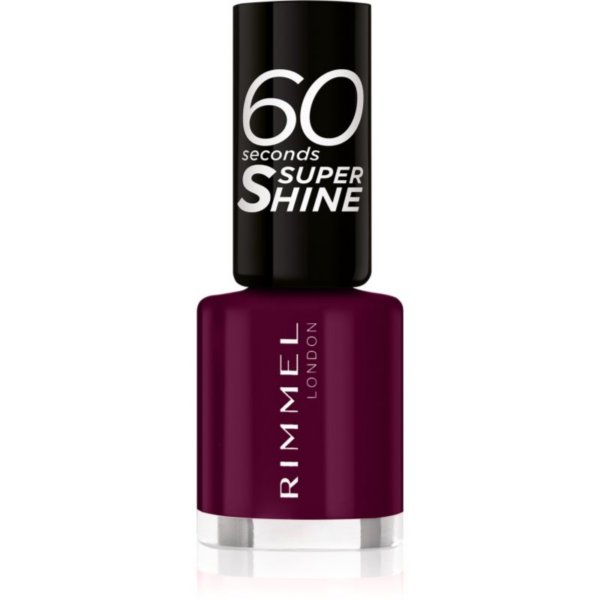 Rimmel 60 Seconds Super Shine körömlakk árnyalat 712 Berry Pop 8 ml-Ár