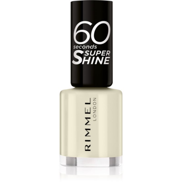 Rimmel 60 Seconds Super Shine körömlakk árnyalat 730 Silver Bullet 8 ml-Ár