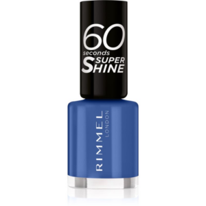 Rimmel 60 Seconds Super Shine körömlakk árnyalat 828 Danny Boy Blue! 8 ml-Ár