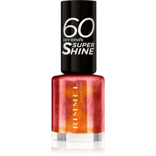 Rimmel 60 Seconds Super Shine körömlakk árnyalat 834 Fab! 8 ml-Ár