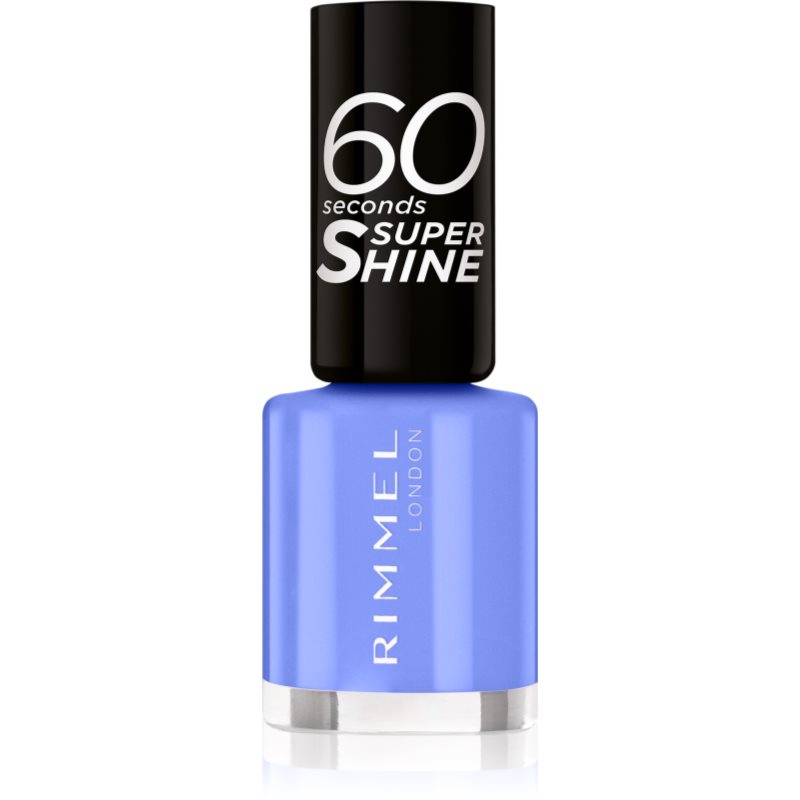 Rimmel 60 Seconds Super Shine körömlakk árnyalat 856 Blue Breeze 8 ml-Ár