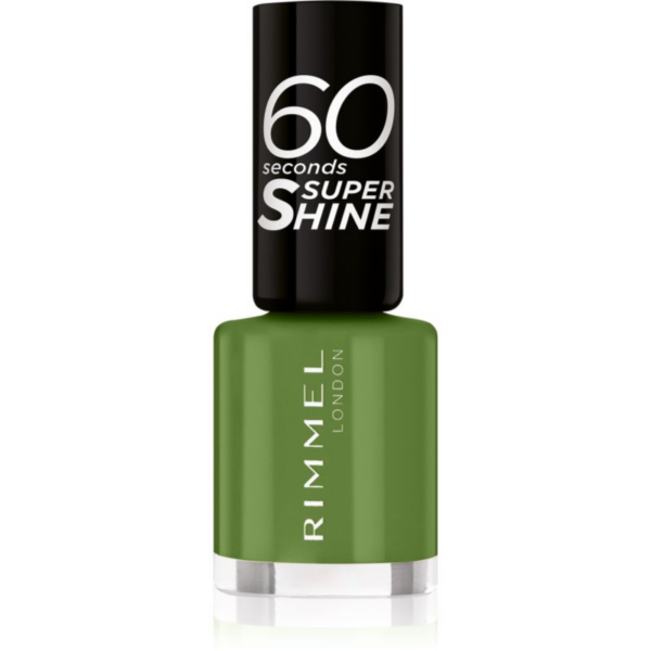Rimmel 60 Seconds Super Shine körömlakk árnyalat 880 Grassy Fields 8 ml-Ár