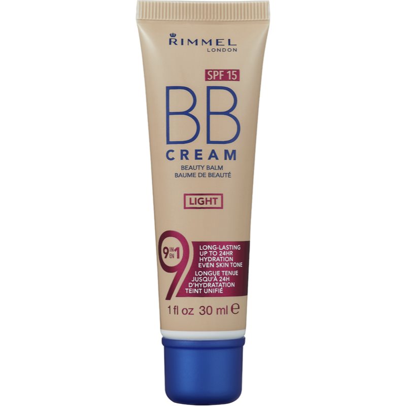 Rimmel BB Cream 9 in 1 BB krém SPF 15 árnyalat Light 30 ml-Ár