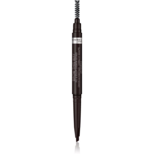 Rimmel Brow This Way szemöldök ceruza 2in1 kefével árnyalat 004 Soft Black 0