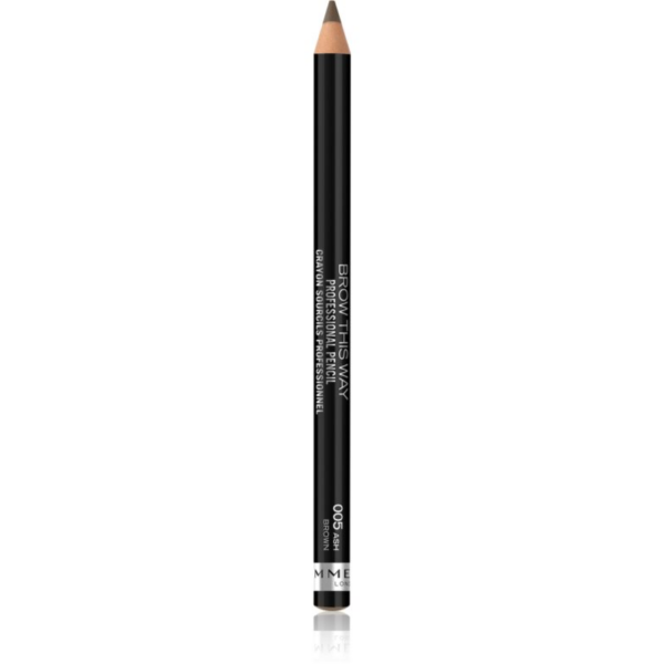 Rimmel Brow This Way szemöldök ceruza kefével árnyalat 005 Ash Brown 1