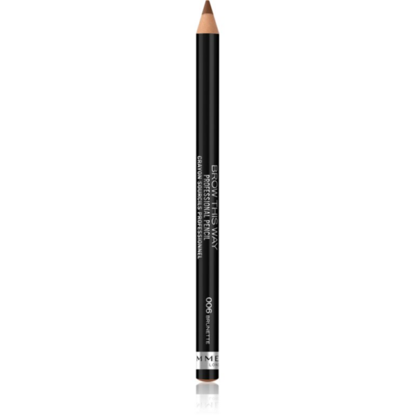 Rimmel Brow This Way szemöldök ceruza kefével árnyalat 006 Brunette 1