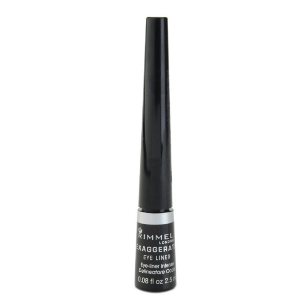 Rimmel Exaggerate Eyeliner szemhéjtus árnyalat 100% Black 2
