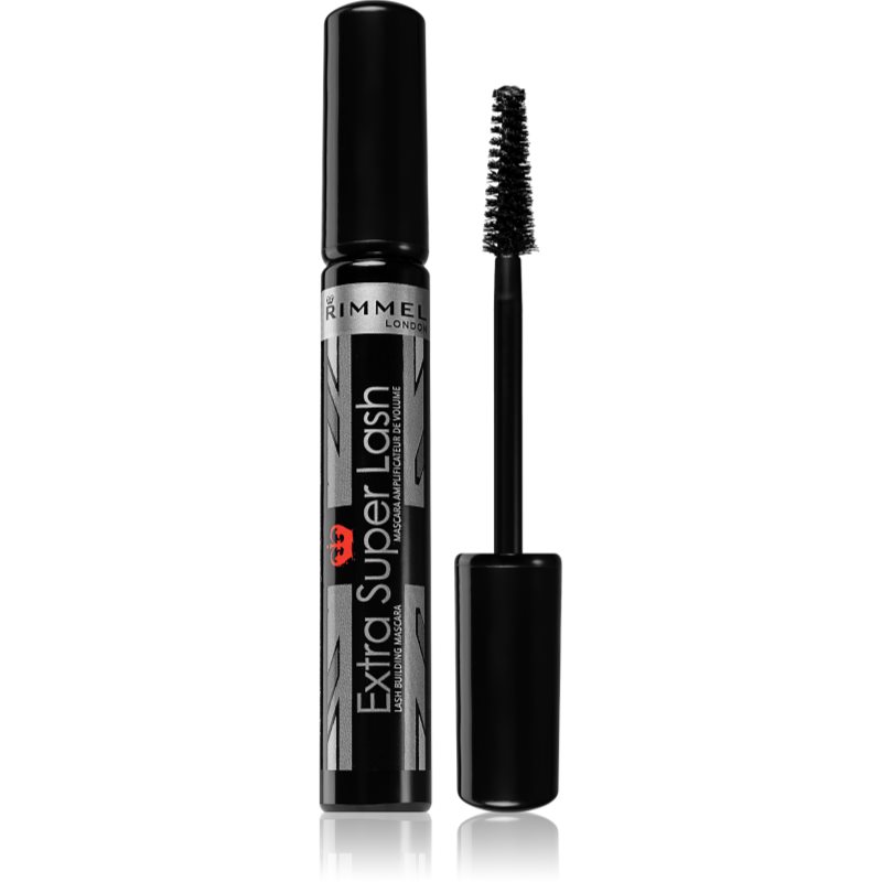Rimmel Extra Super Lash hosszabbító szempillaspirál árnyalat 101 Black Black 8 ml-Eredeti