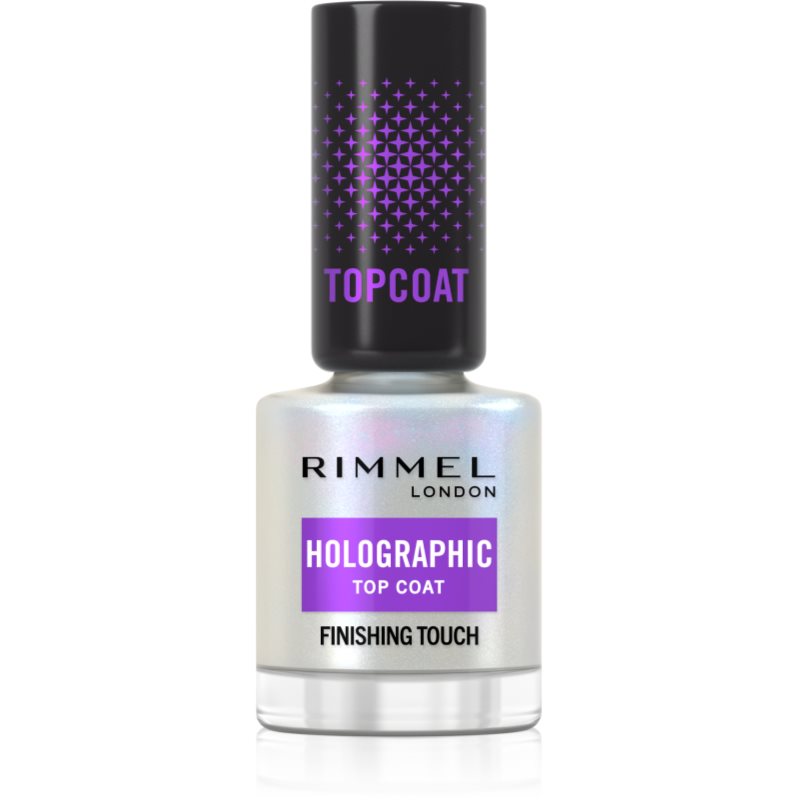 Rimmel Holographic fedő körömlakk csillámporral 12 ml-Ár