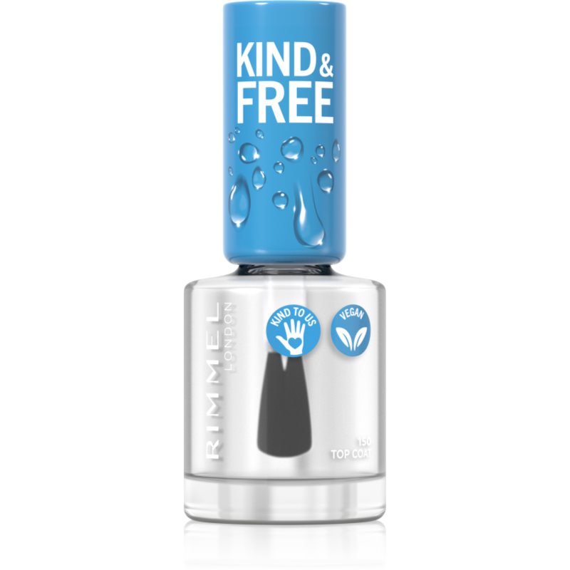 Rimmel Kind & Free fedő körömlakk árnyalat 150 Oxygen Wave 8 ml-Ár