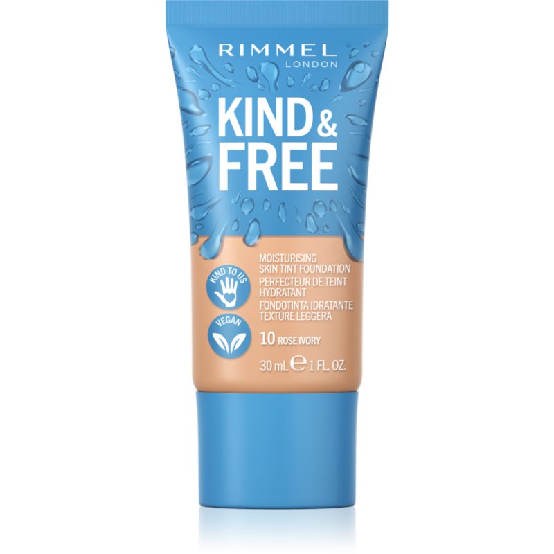 Rimmel Kind & Free könnyű hidratáló alapozó árnyalat 10 Rose Ivory 30 ml-Ár