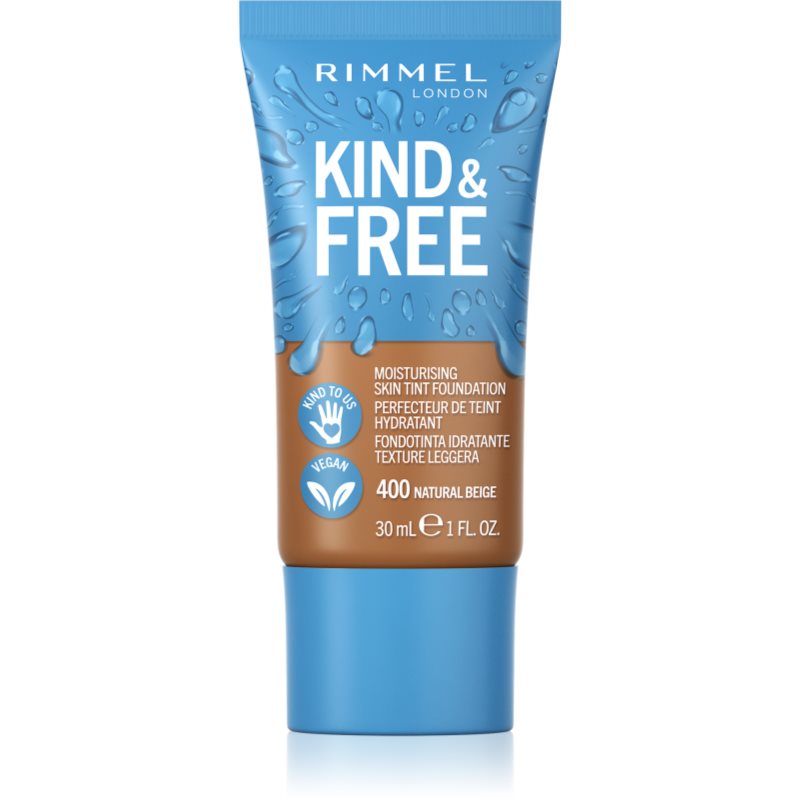 Rimmel Kind & Free könnyű hidratáló alapozó árnyalat 400 Natural Beige 30 ml-Ár