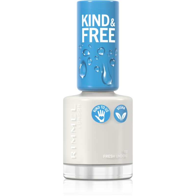 Rimmel Kind & Free körömlakk árnyalat 151 Fresh Undone 8 ml-Ár