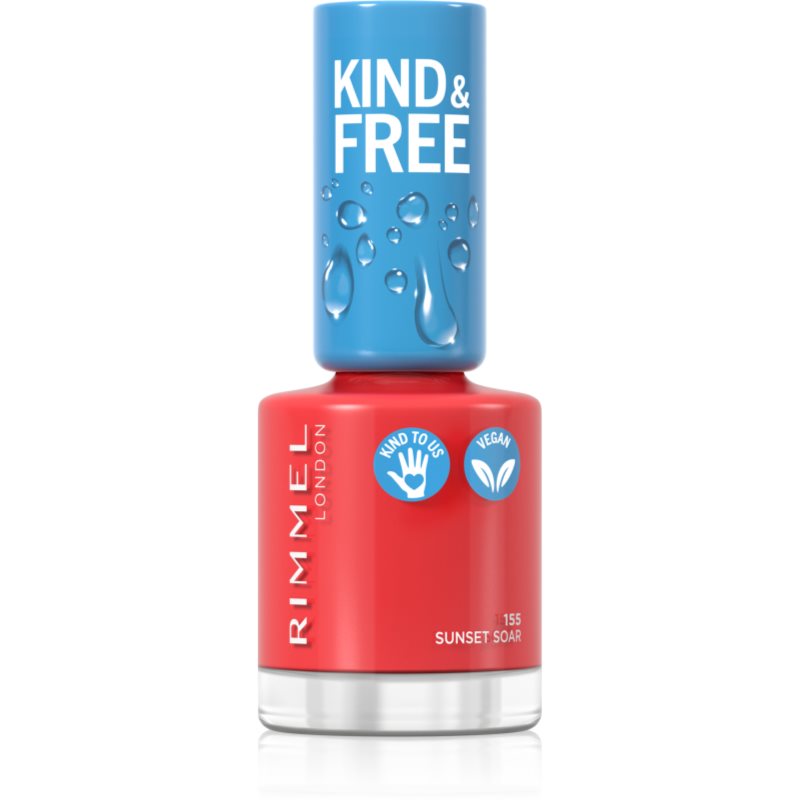 Rimmel Kind & Free körömlakk árnyalat 155 Sunset Soar 8 ml-Ár