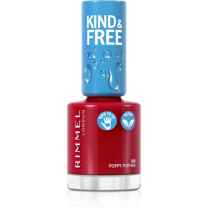 Rimmel Kind & Free körömlakk árnyalat 156 Poppy Pop Red 8 ml-Ár