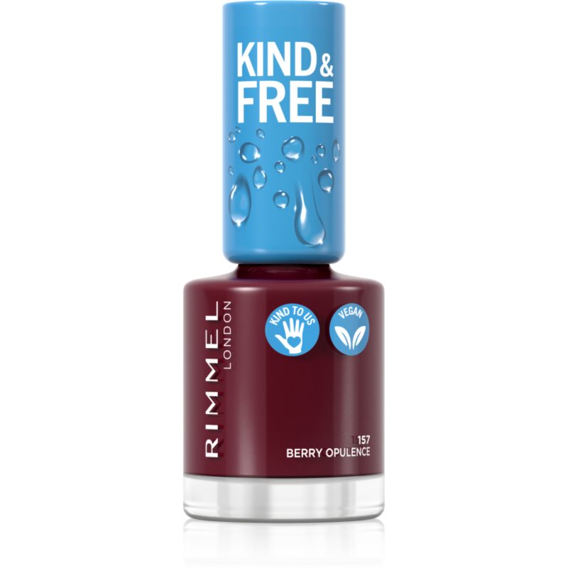 Rimmel Kind & Free körömlakk árnyalat 157 Berry Opulence 8 ml-Ár