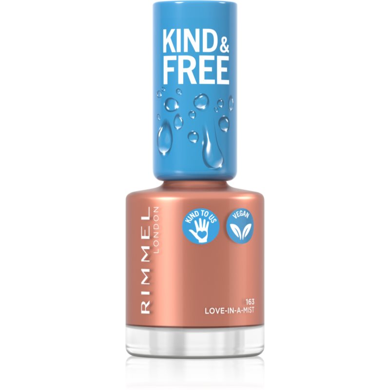 Rimmel Kind & Free körömlakk árnyalat 163 Love-In-A-Mist 8 ml-Ár