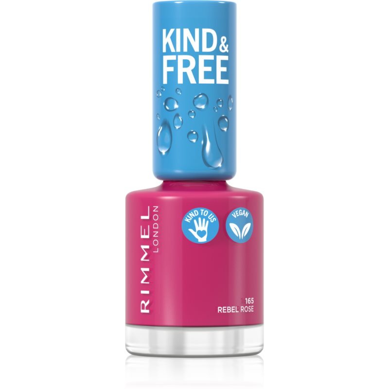 Rimmel Kind & Free körömlakk árnyalat 165 Rebel Rose 8 ml-Ár