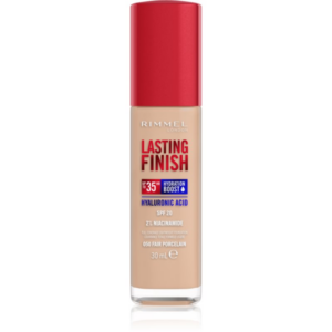 Rimmel Lasting Finish 35H Hydration Boost hidratáló alapozó SPF 20 árnyalat 050 Fair Porcelain 30 ml-Ár