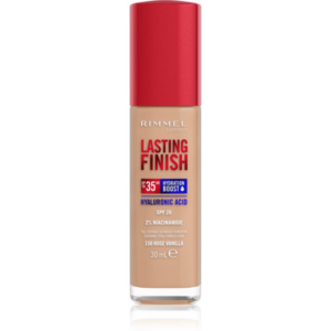 Rimmel Lasting Finish 35H Hydration Boost hidratáló alapozó SPF 20 árnyalat 150 Rose Vanilla 30 ml-Ár