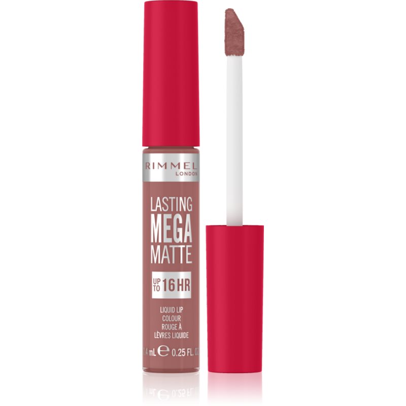 Rimmel Lasting Mega Matte matt folyékony állagú ajakrúzs 16 h árnyalat Strapless 7