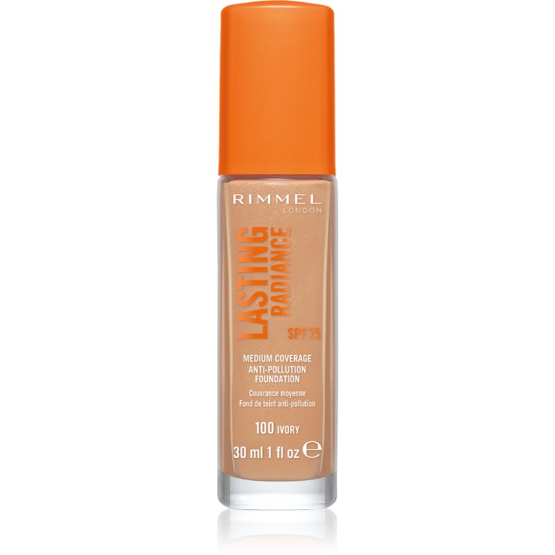 Rimmel Lasting Radiance élénkítő make-up SPF 25 árnyalat 100 Ivory 30 ml-Ár