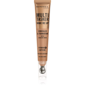 Rimmel Multi-Tasker Wake Me Up alapozó és korrektor az élénk bőrért árnyalat 65 Rose Honey 20 ml-Ár