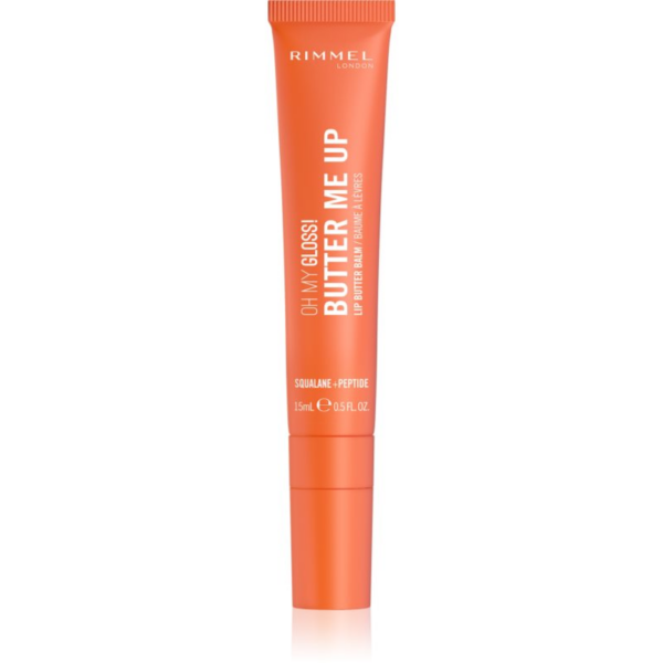 Rimmel Oh My Gloss! Butter Me Up hidratáló ajakbalzsam árnyalat 005 Coral Breeze 15 ml-ár