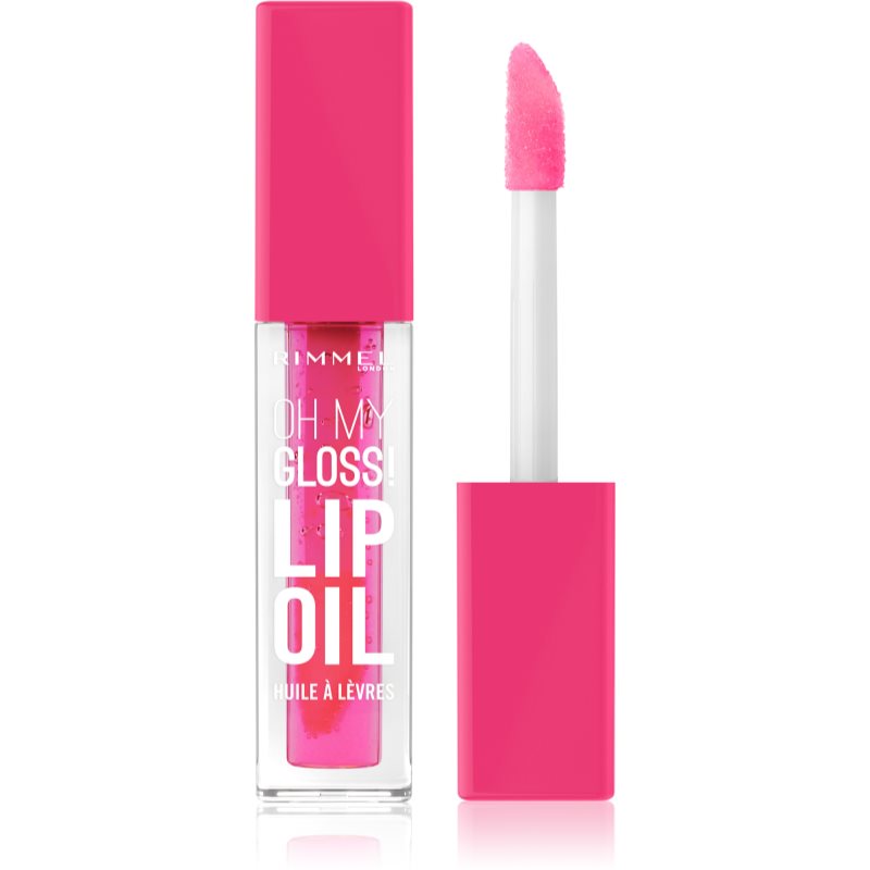 Rimmel Oh My Gloss! Lip Oil ajak olaj hidratáló hatással árnyalat 003 Berry Pink 4