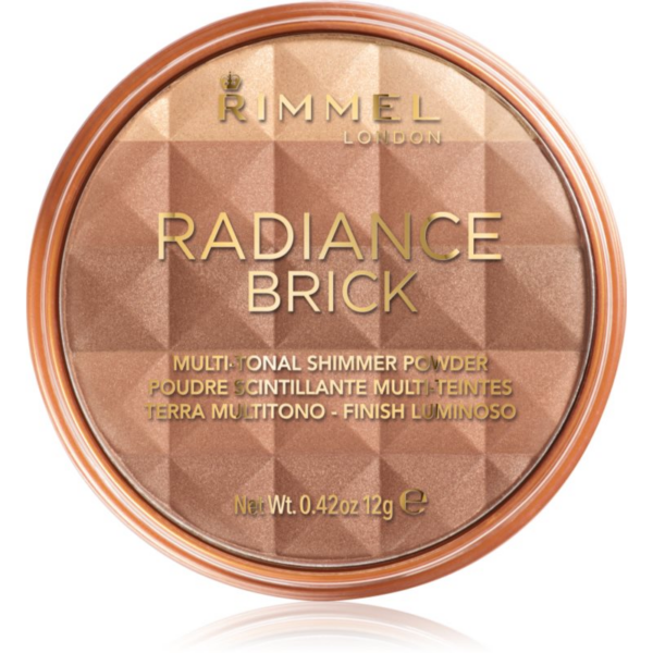 Rimmel Radiance Brick élénkítő bronzosító púder árnyalat 002 Medium 12 g-Ár