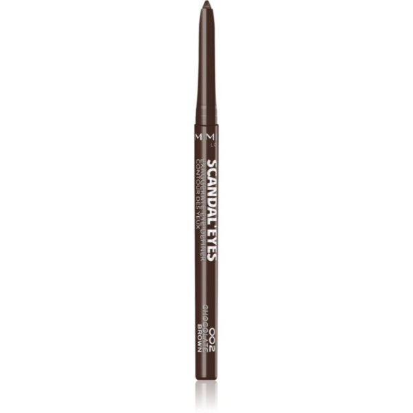 Rimmel ScandalEyes Exaggerate automata szemceruza árnyalat 002 Chocolate Brown 0