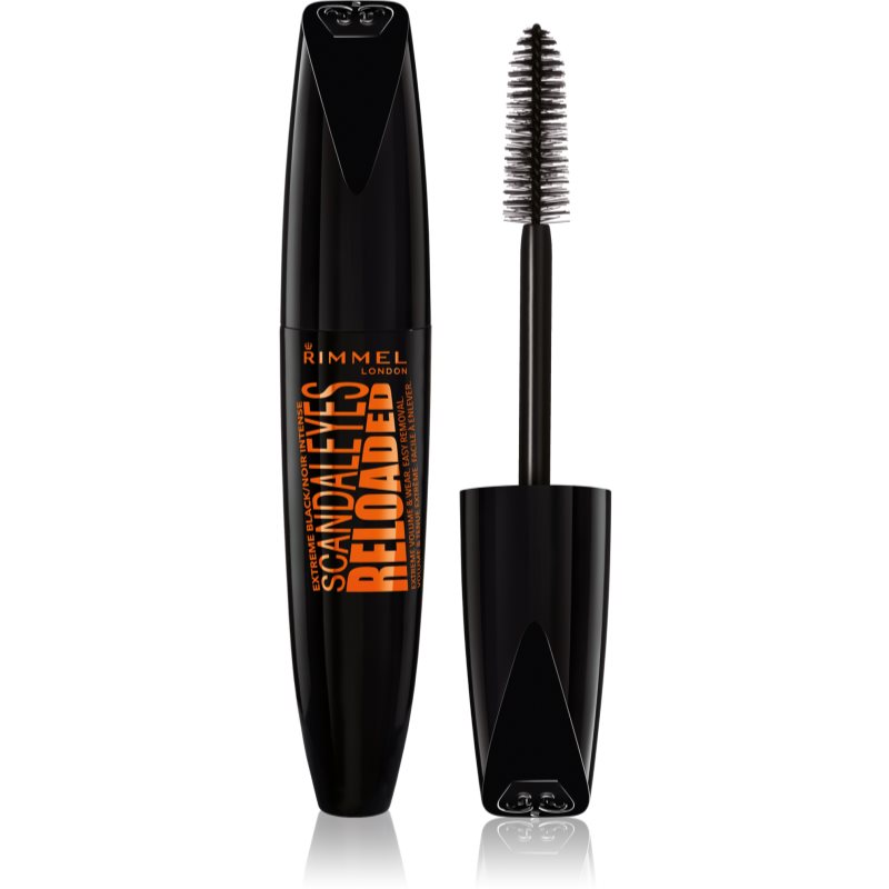 Rimmel ScandalEyes Reloaded extra dúsító szempillaspirál árnyalat 003 Extreme Black 12 ml-Eredeti