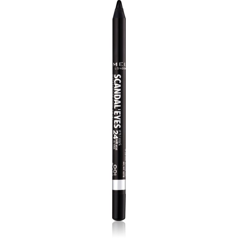 Rimmel ScandalEyes Waterproof Kohl Kajal vízálló szemceruza árnyalat 001 Black 1