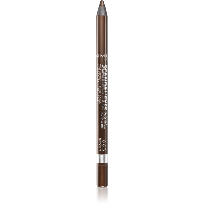 Rimmel ScandalEyes Waterproof Kohl Kajal vízálló szemceruza árnyalat 003 Brown 1