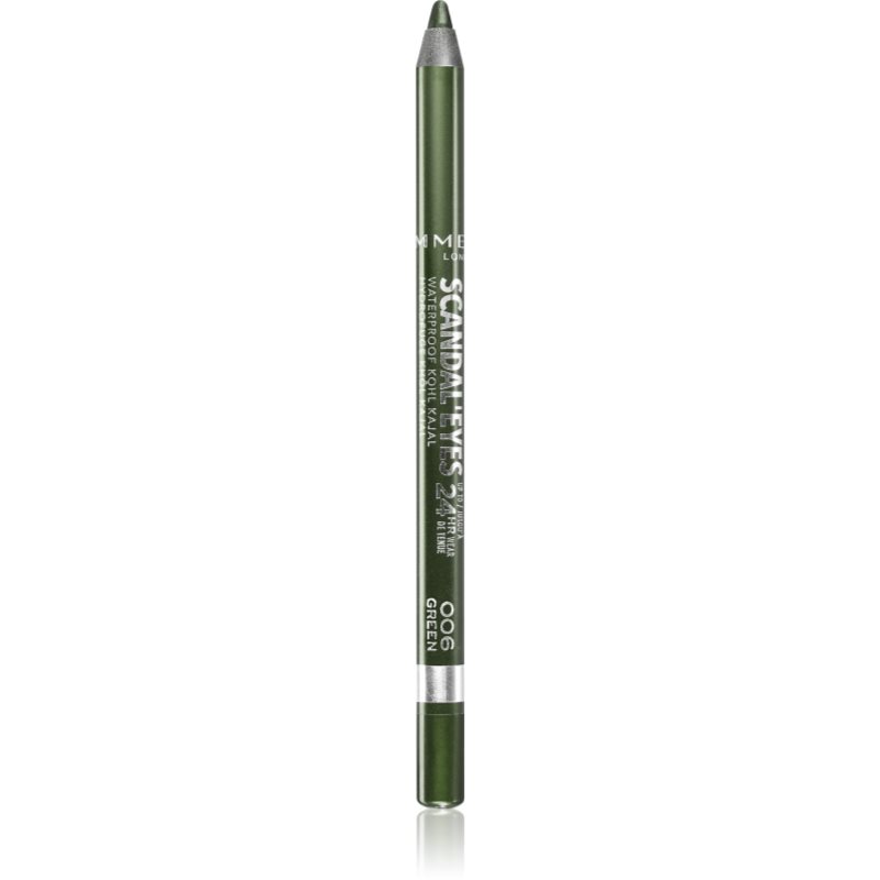 Rimmel ScandalEyes Waterproof Kohl Kajal vízálló szemceruza árnyalat 006 Green 1