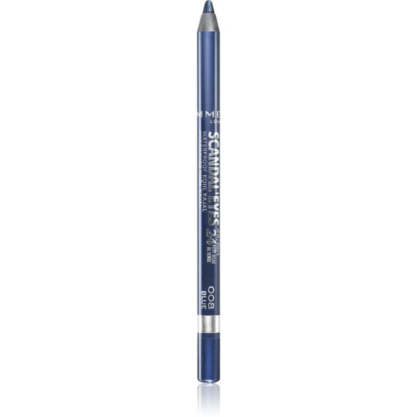 Rimmel ScandalEyes Waterproof Kohl Kajal vízálló szemceruza árnyalat 008 Blue 1